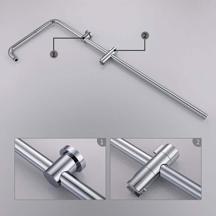 Homelody shower mixer without tap with diverter Wall-mounted shower sets - roxiedaisyuk